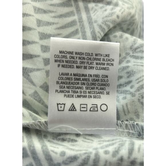 Sleeveless Dress NWT Women SZ 16 Covington Pleated Aztec Boho Artsy Resort Beach - Picture 9 of 10